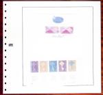 N°1521/22 Lot Europa France 1968, 2 épreuves d'artiste