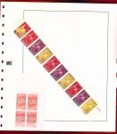 N°1714/15 Europa France 1972, bande de 10 essais de