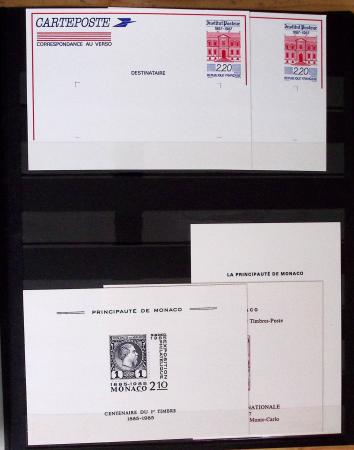 1885-1986, Collection de Monaco en 1 volume Y&T Rouge,