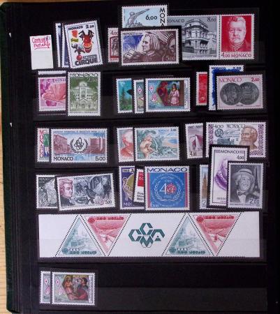 1885-1986, Collection de Monaco en 1 volume Y&T Rouge,