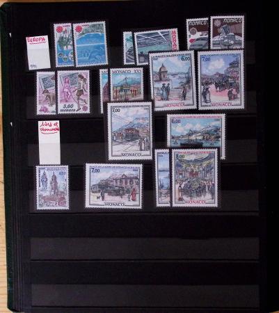 1885-1986, Collection de Monaco en 1 volume Y&T Rouge,