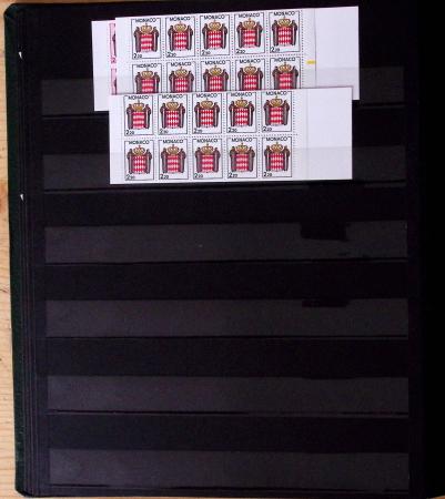 1885-1986, Collection de Monaco en 1 volume Y&T Rouge,
