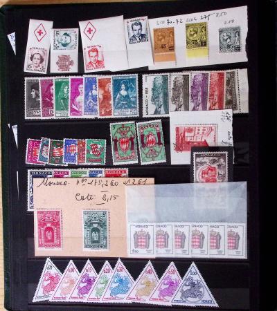 1885-1986, Collection de Monaco en 1 volume Y&T Rouge,