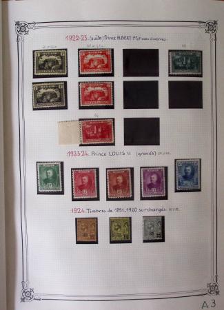 1885-1986, Collection de Monaco en 1 volume Y&T Rouge,