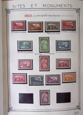 1885-1986, Collection de Monaco en 1 volume Y&T Rouge,