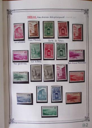1885-1986, Collection de Monaco en 1 volume Y&T Rouge,