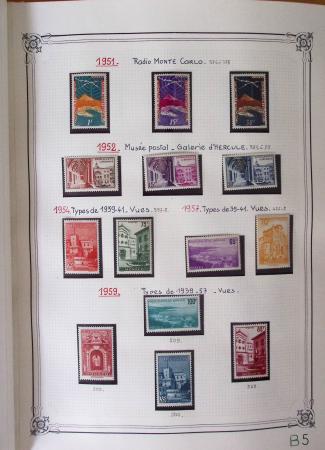 1885-1986, Collection de Monaco en 1 volume Y&T Rouge,