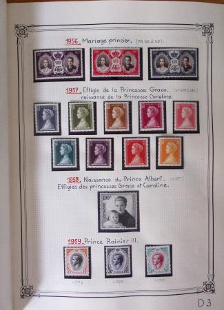 1885-1986, Collection de Monaco en 1 volume Y&T Rouge,