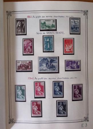 1885-1986, Collection de Monaco en 1 volume Y&T Rouge,
