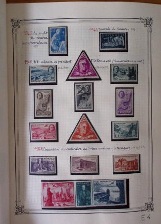 1885-1986, Collection de Monaco en 1 volume Y&T Rouge,