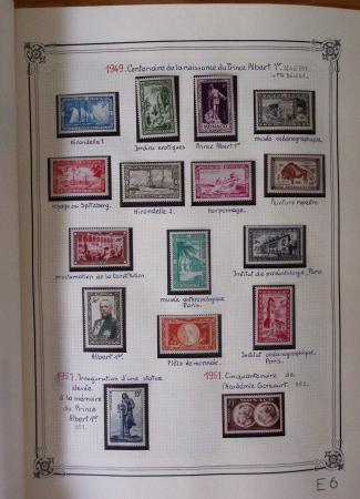 1885-1986, Collection de Monaco en 1 volume Y&T Rouge,