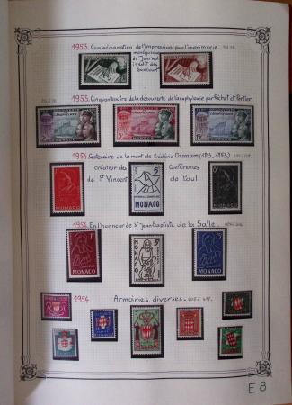 1885-1986, Collection de Monaco en 1 volume Y&T Rouge,