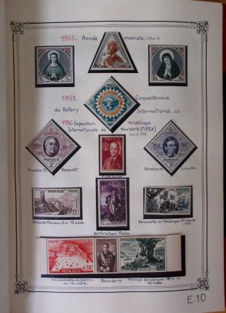1885-1986, Collection de Monaco en 1 volume Y&T Rouge,