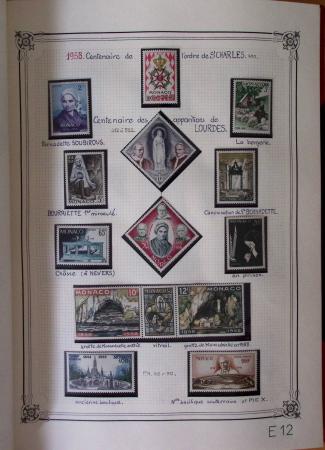 1885-1986, Collection de Monaco en 1 volume Y&T Rouge,