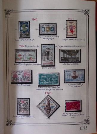 1885-1986, Collection de Monaco en 1 volume Y&T Rouge,