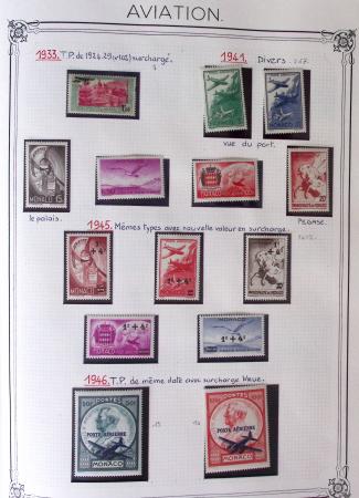 1885-1986, Collection de Monaco en 1 volume Y&T Rouge,