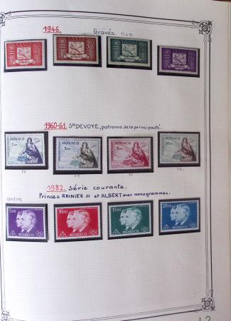 1885-1986, Collection de Monaco en 1 volume Y&T Rouge,