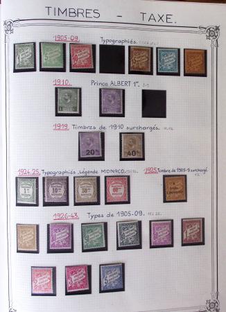 1885-1986, Collection de Monaco en 1 volume Y&T Rouge,