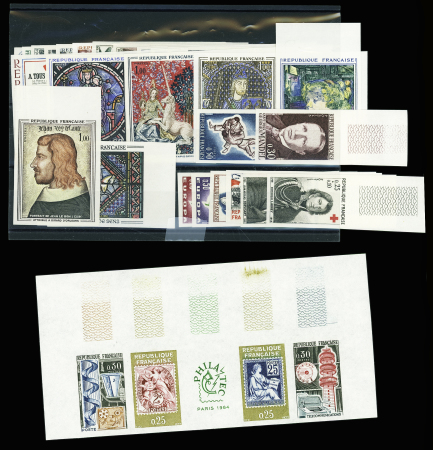 1964 année complète non dentelée (n°1404/1434), tous