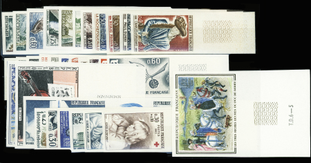 1965 année complète non dentelée (n°1435/1467), tous