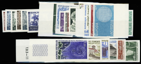1970 année complète non dentelée (n°1621/1662) Bdf,
