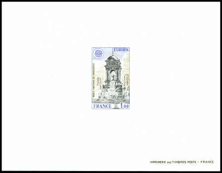 N°2008/9 Europa France 1978, essais en bande de 5 +