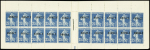 N°140-CI 3 25c bleu surchargé ANNULE en carnet de 20,