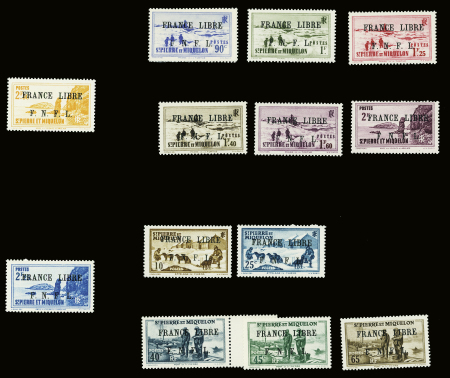 N°250, 253, 255-256, 259-260, 262-265, 267-270 série