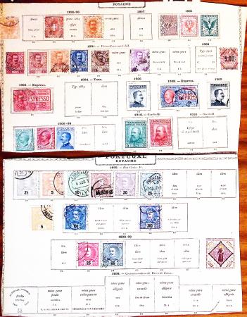 1850-1960, Group of 87 old-time Maury pages cut out