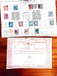 1850-1960, Group of 87 old-time Maury pages cut out
