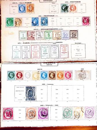 1850-1960, Group of 87 old-time Maury pages cut out