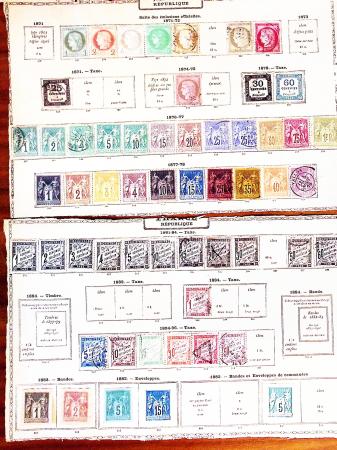 1850-1960, Group of 87 old-time Maury pages cut out