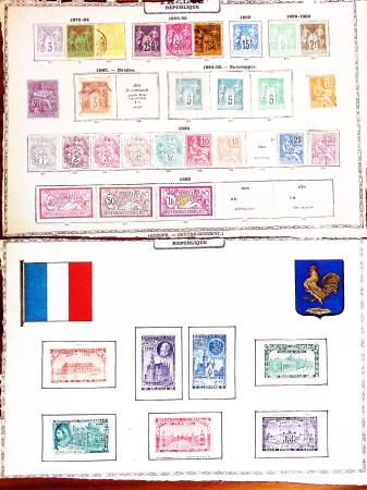 1850-1960, Group of 87 old-time Maury pages cut out
