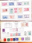 1850-1960, Group of 87 old-time Maury pages cut out