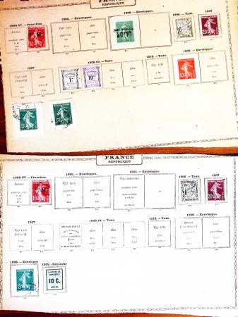 1850-1960, Group of 87 old-time Maury pages cut out