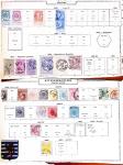 1850-1960, Group of 87 old-time Maury pages cut out