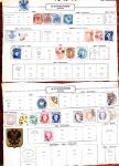 1850-1960, Group of 87 old-time Maury pages cut out