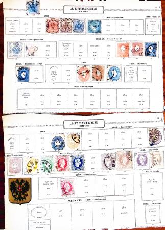 1850-1960, Group of 87 old-time Maury pages cut out