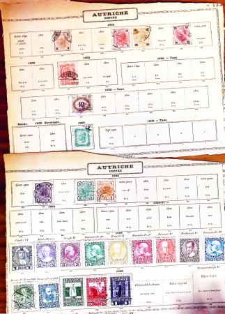 1850-1960, Group of 87 old-time Maury pages cut out
