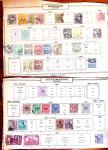 1850-1960, Group of 87 old-time Maury pages cut out