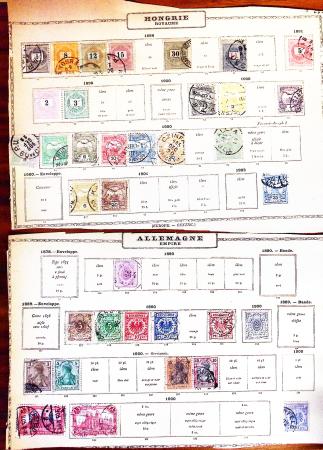 1850-1960, Group of 87 old-time Maury pages cut out