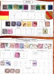 1850-1960, Group of 87 old-time Maury pages cut out