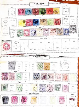 1850-1960, Group of 87 old-time Maury pages cut out