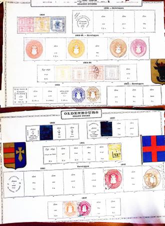 1850-1960, Group of 87 old-time Maury pages cut out
