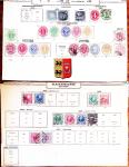 1850-1960, Group of 87 old-time Maury pages cut out