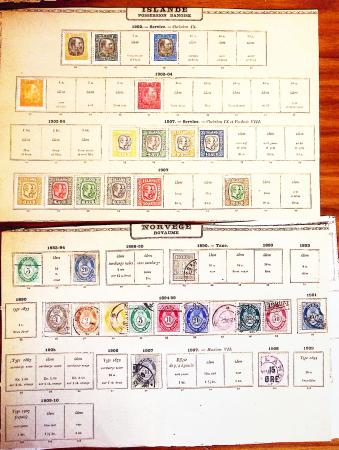 1850-1960, Group of 87 old-time Maury pages cut out