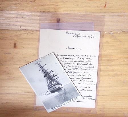 1901-1960, Ensemble de lettres d'Antarctique et Polaire,