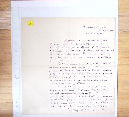 1901-1960, Ensemble de lettres d'Antarctique et Polaire,
