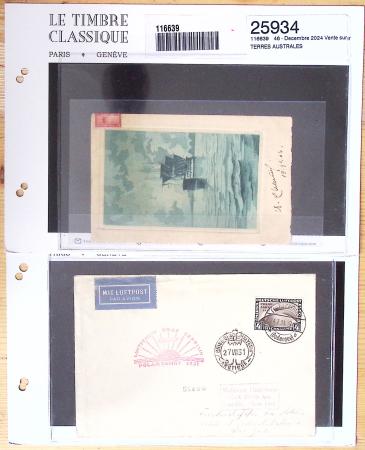 1901-1960, Ensemble de lettres d'Antarctique et Polaire,