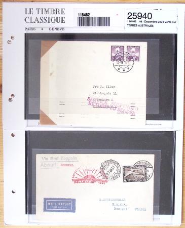 1901-1960, Ensemble de lettres d'Antarctique et Polaire,